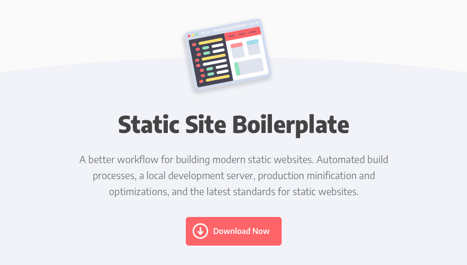 static-site-boilerplate preview